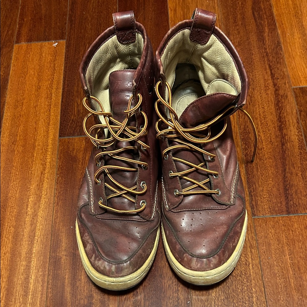Yohji Yamamoto Y3 Men's Dark Brown Leather Boots